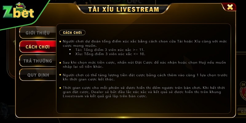 Luật chơi game tài xỉu mà anh em không nên bỏ qua